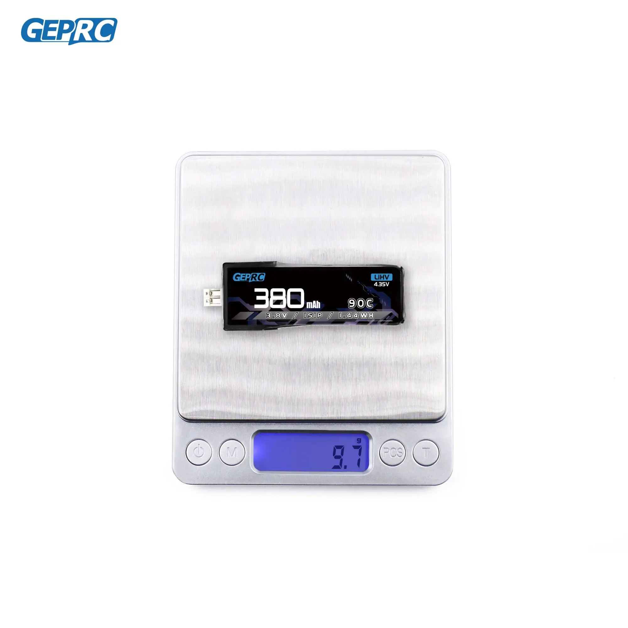 GEPRC-Bater&iacute;a 1S de 380mAh y 90C para Dron, pieza de accesorios para cuadric&oacute;ptero, SMART16 Series, FPV-5