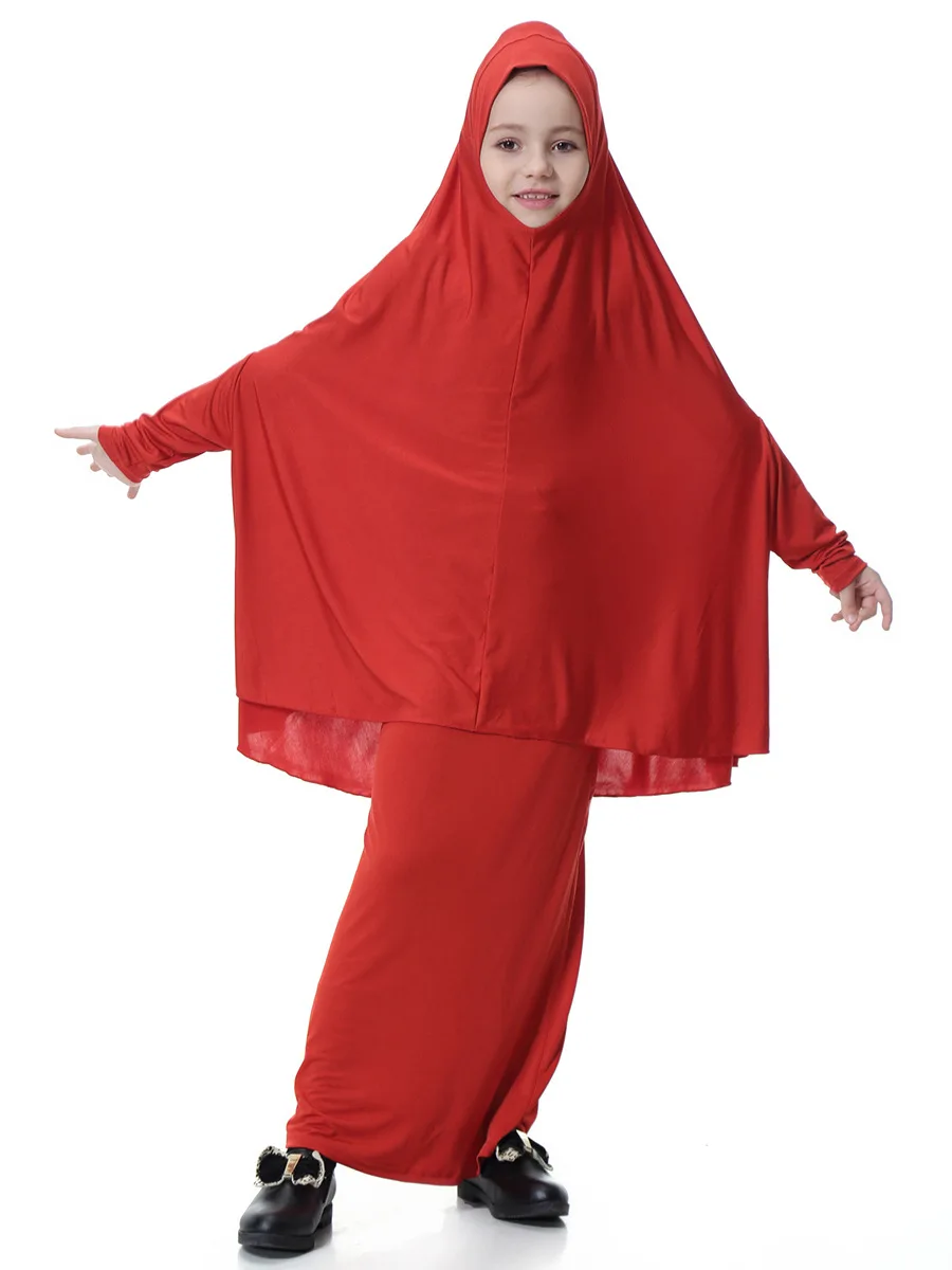 Детские мусульманские платья abaya мусульманское платье для девочек детский