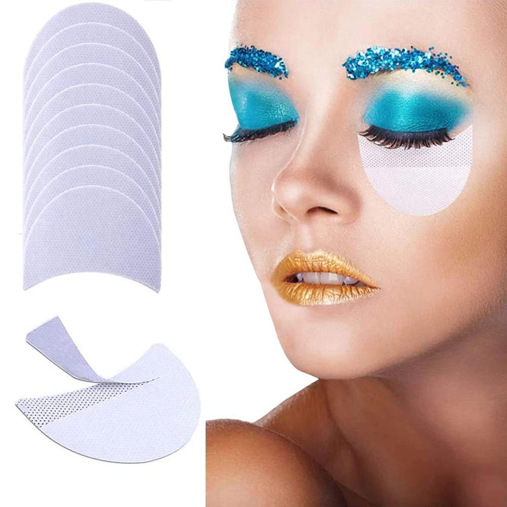 

100pcs/50pairs Eyeshadow Shields Under Eye Patches Disposable Eye Shadow Makeup Protector Stickers Pads Eyes Makeup Application