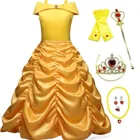 Детское летнее платье принцессы на возраст 6, 8, 10 лет