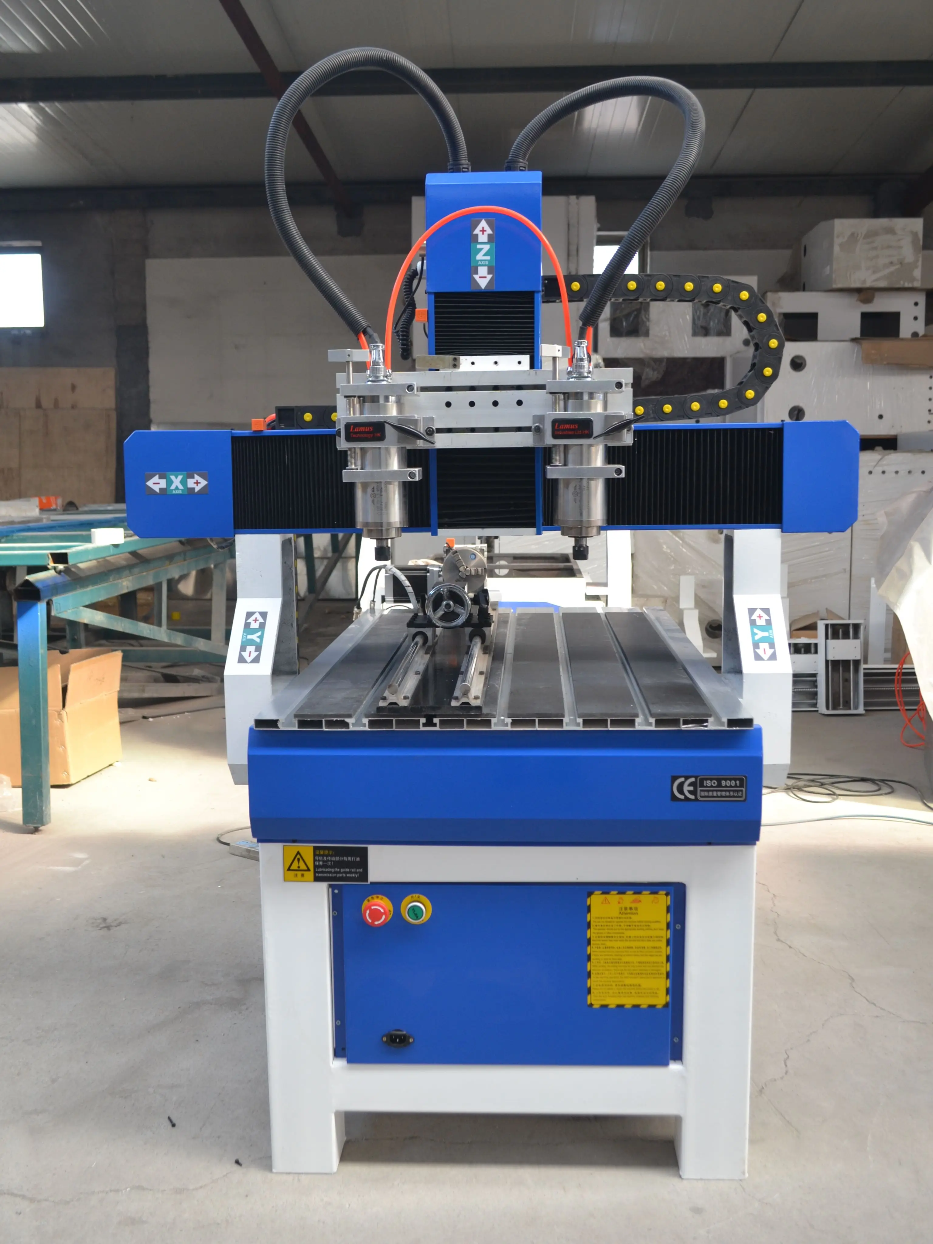 Desktop Cheap Advertising 3 Axis 4 3D Mini CNC Router 6090 for Metal Cutting or Engraving | Инструменты