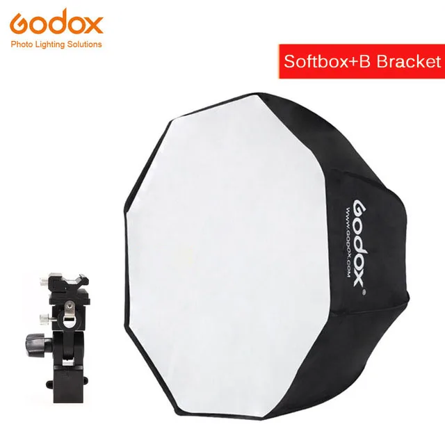 Kit 2 Godox Зонт софтбокс 80 см/31,5 дюйма Диаметр восьмиугольник Brolly Зонт Аксессуары для фотографии софтбокс Отражатель для видеостудии - Цвет: Kit 2