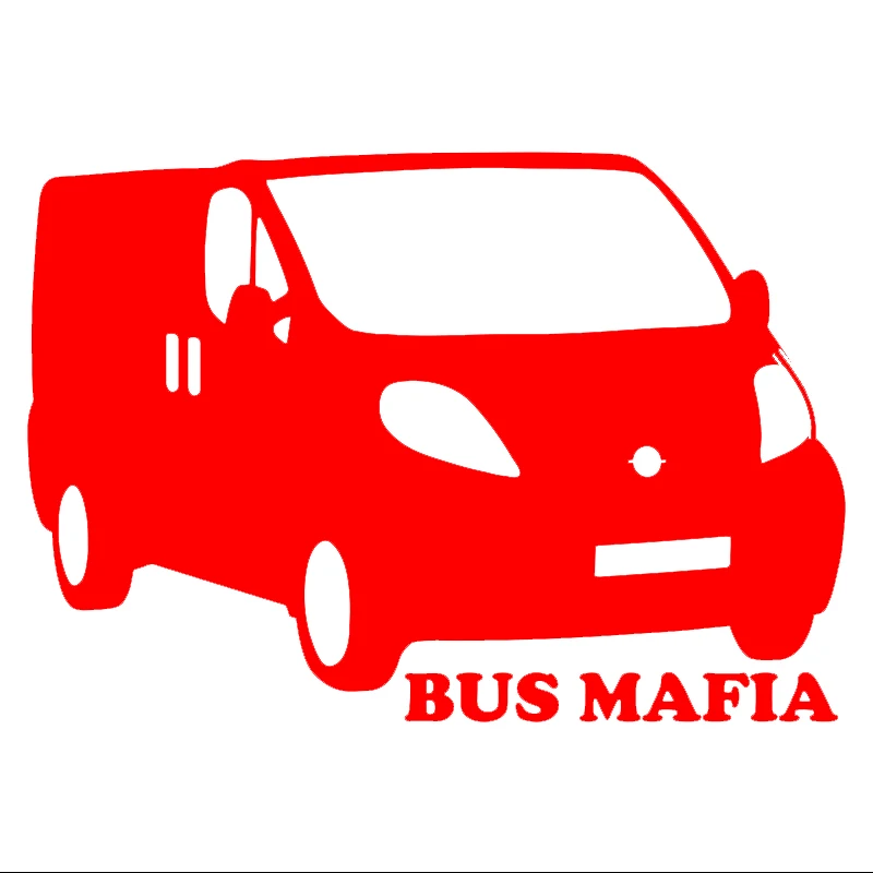 CS-1337#22*15см наклейки на авто Bus Mafia v2 водонепроницаемые машину наклейка для