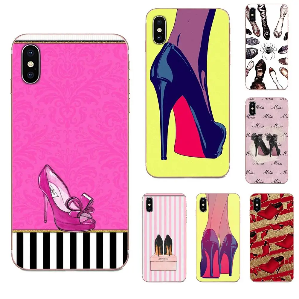 Sexy Gorgeous High Heel Shoes Soft TPU Mobile Phone For Galaxy J1 J2 J3 J330 J4 J5 J6 J7 J730 J8 2015 2016 2017 2018 mini Pro | Мобильные