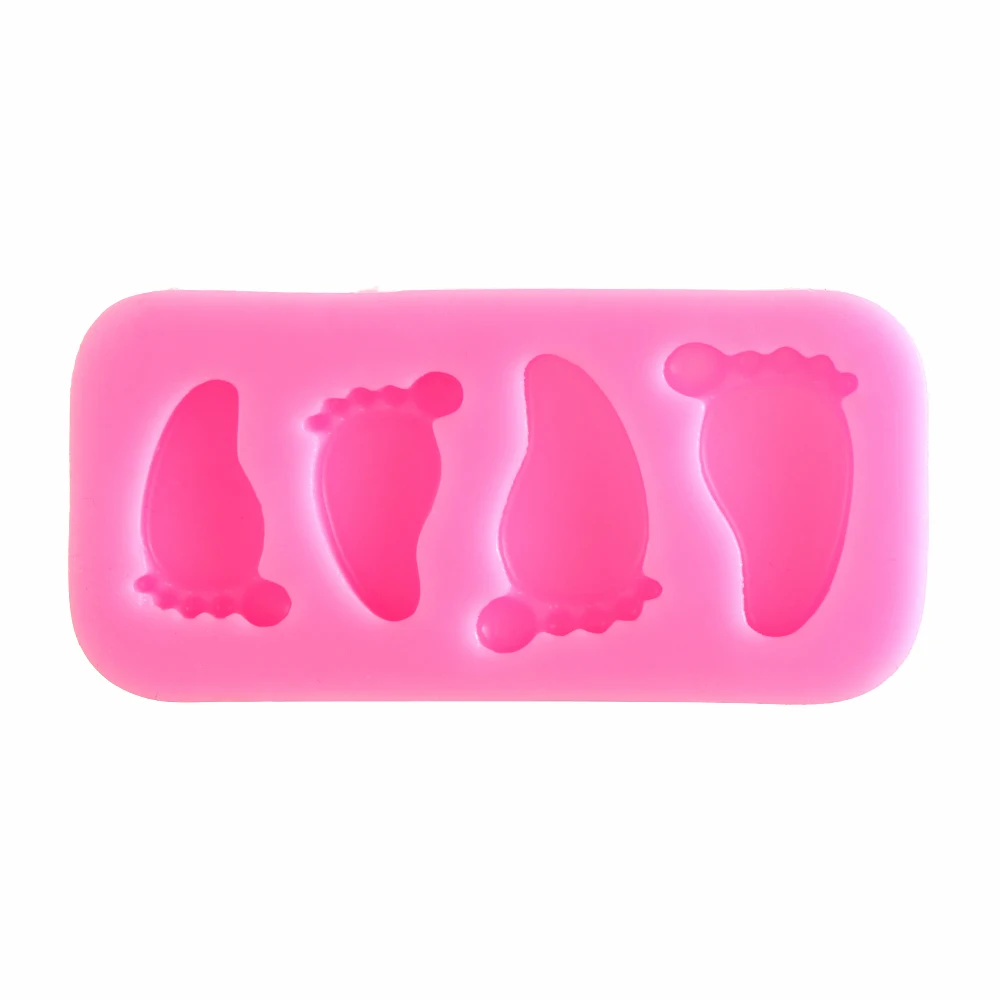 1 шт. форма для торта 3D детской ноги силиконовая детского душа шоколадный торт