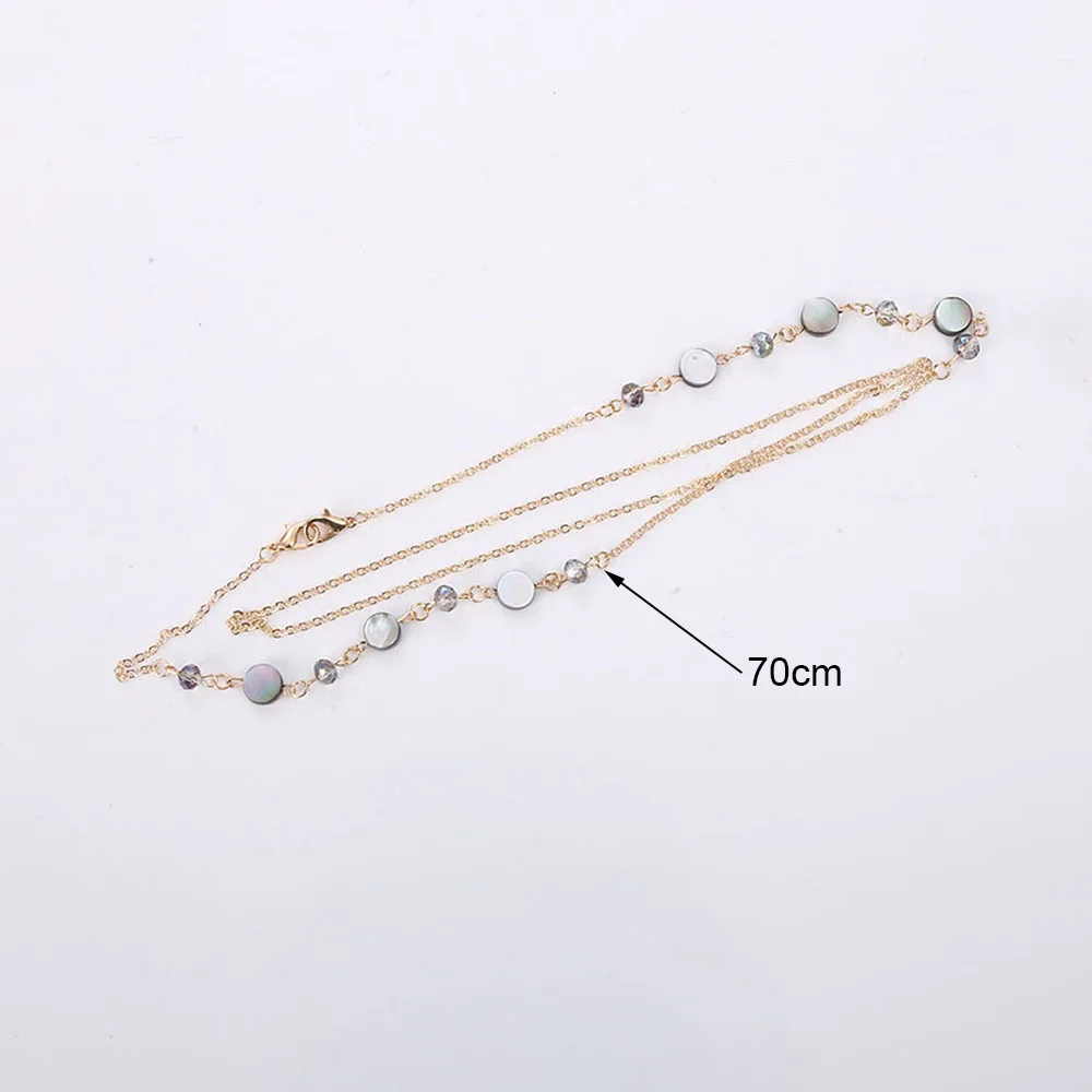 

70cm Fashion Eyeglasses Strap Chain Shell Bead Mask Sunglasses Holder Glasses Eyewear Lanyards For Women Men Chains Q4569