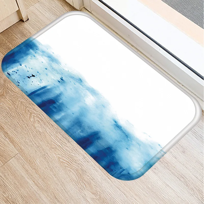 1 шт в синюю полоску коврики ванную ковер коврик горизонтальную для ванной