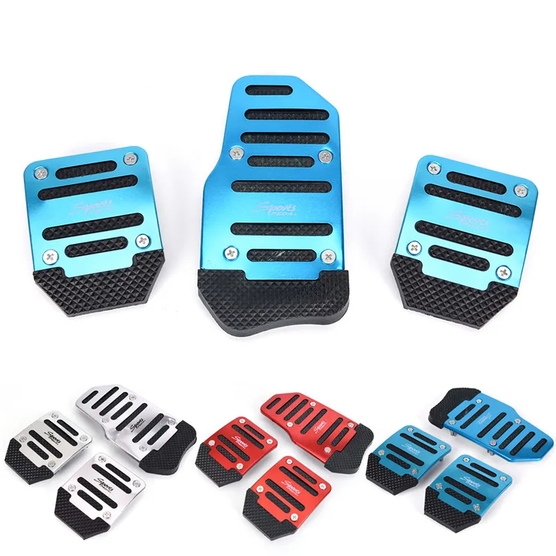 3 шт. 20*17 см алюминиевого сплава ножной педали Крышка колодки авто автомобиль