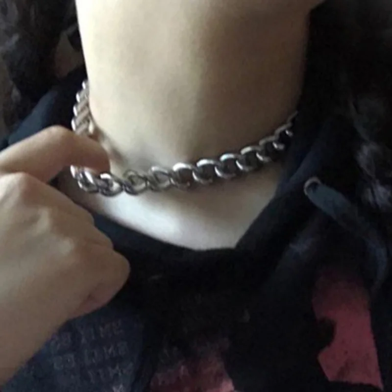 2019 готическое ожерелье панк рок эффектное Женские готические украшения|Цепочки|