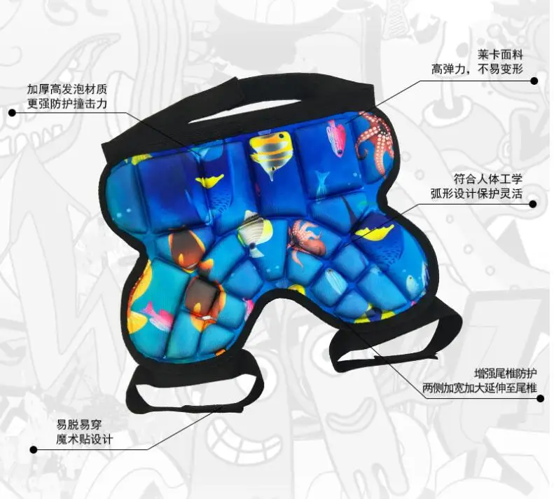 Детский велосипедный коврик Bmx толщина 30 мм защитная Экипировка для езды на