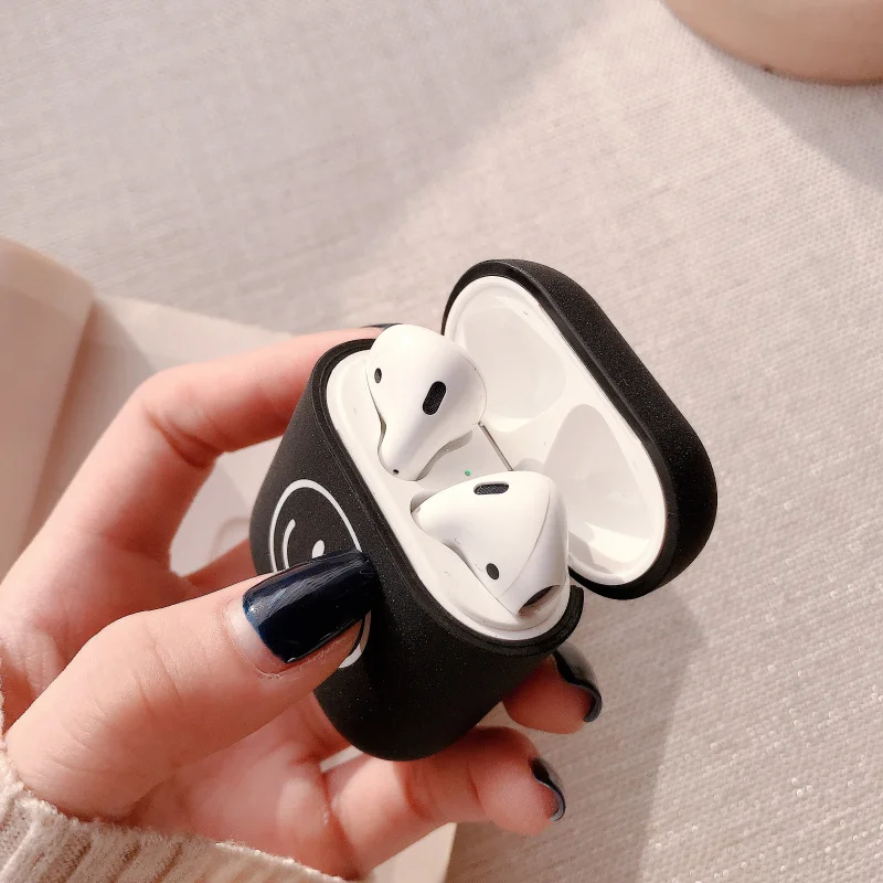 Жесткий чехол для наушников для Apple Airpods 1/2 противоударный чехол для Apple гарнитура для Airpods чехол s Матовый розовый защитный чехол для пары