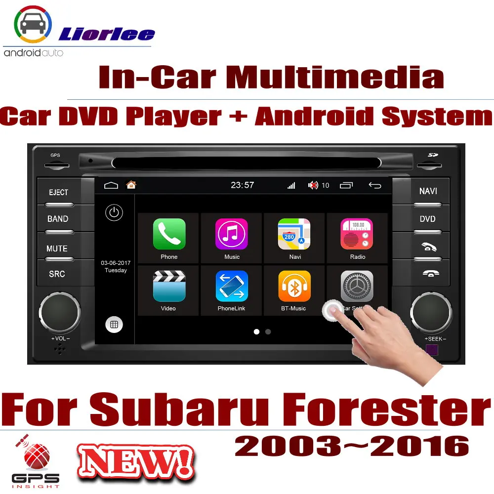 Автомобильный Радио dvd плеер GPS навигация для Subaru Forester 2003 ~ 2016 Android HD система