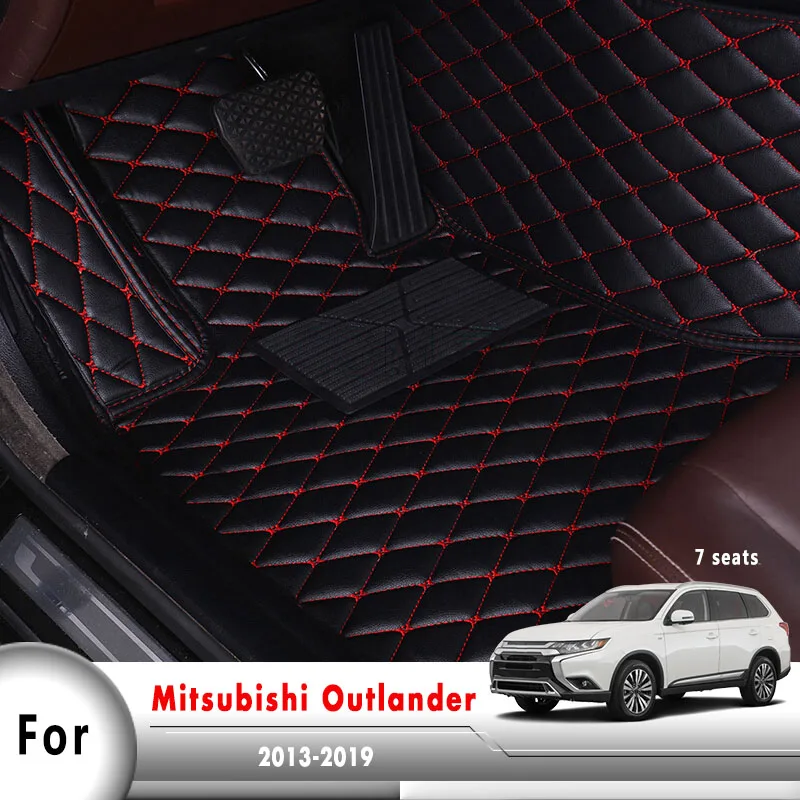 Автомобильные коврики для Mitsubishi Outlander 2018 2017 2016 2015 2014 2013 (7 сидений) автомобильная