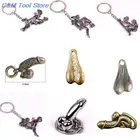 Цепочка с подвеской в виде яиц для мужчин, модный аксессуар из твердой латуни для ключей