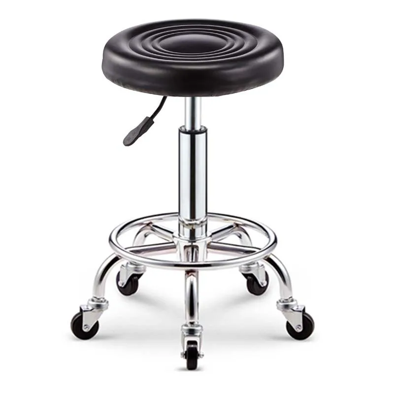 

Beauty Stool Barber Shop Hairdressing Salon Chair Rotating Lifting Round Stool Nail Salon Stool Pulley Work Bench Special