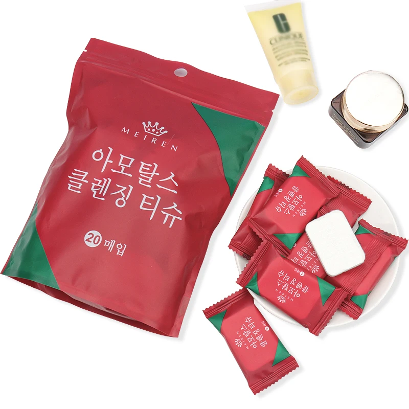 

20 pcs Disposable Pure Cotton Compressed Portable Travel Face Towel Water Wet Wipe Washcloth Napkin Makeup Cotton Pad Tools