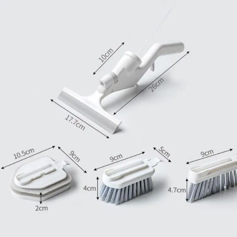 

Versatile Spray Cleaning Brush kit Glass Cleaning Brush With Water Spray Car Washer Window Cleaner Handle Wiper Home Portable