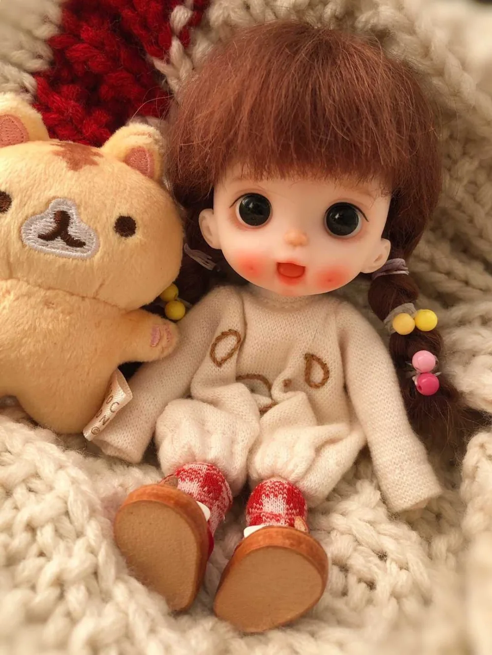 OB11 кукла голова Кастомизация 1/8 BJD куклы OB Полимерная глина