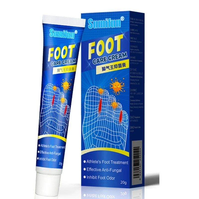 

20g Antimicrobial Foot Cream Anti Fungal Natural Ointment Salicylic Acid for Ps Remove beriberi Smelly Feet And Sweaty Feet