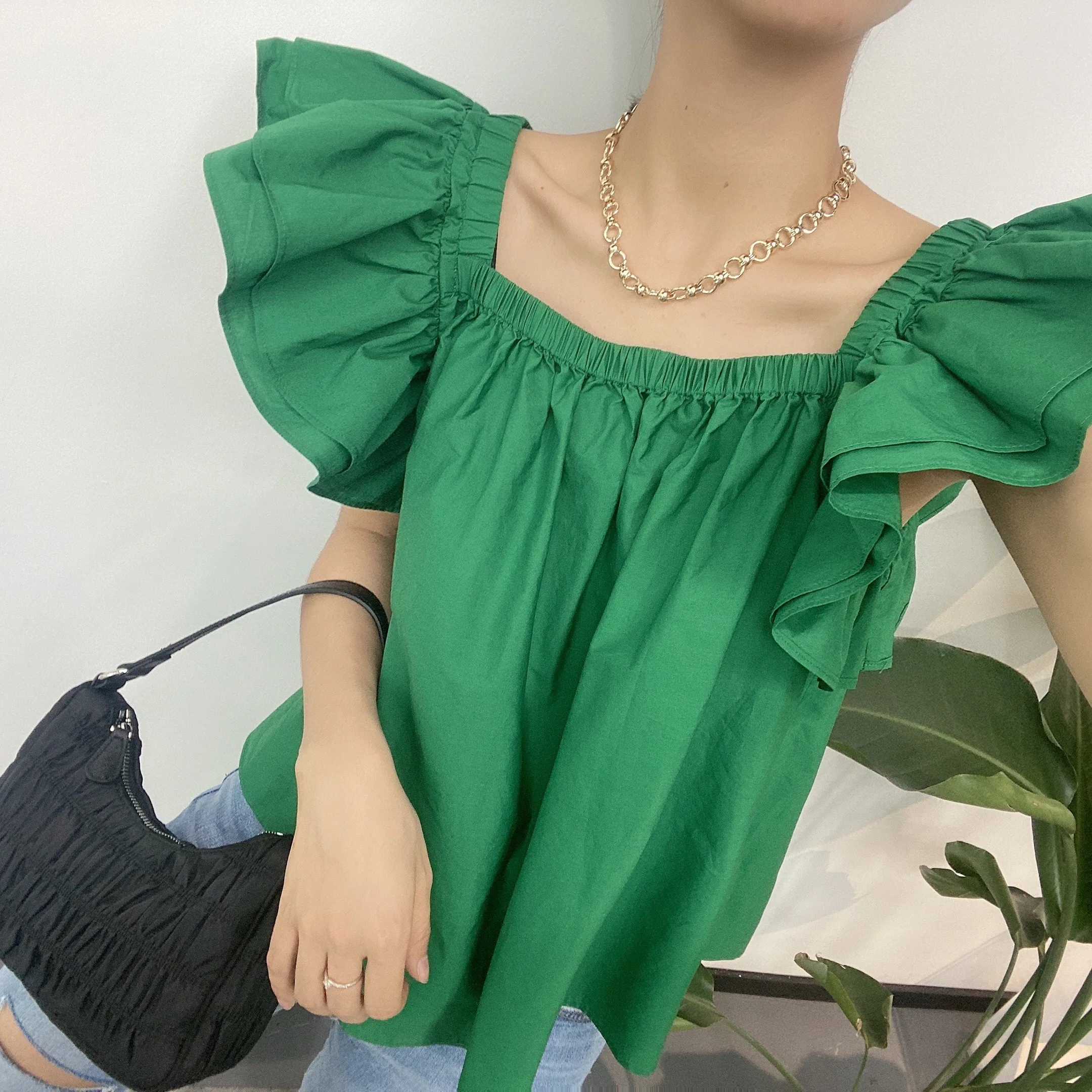 Женская блузка из хлопка размеры до 5XL 6XL 7XL|Блузки| |