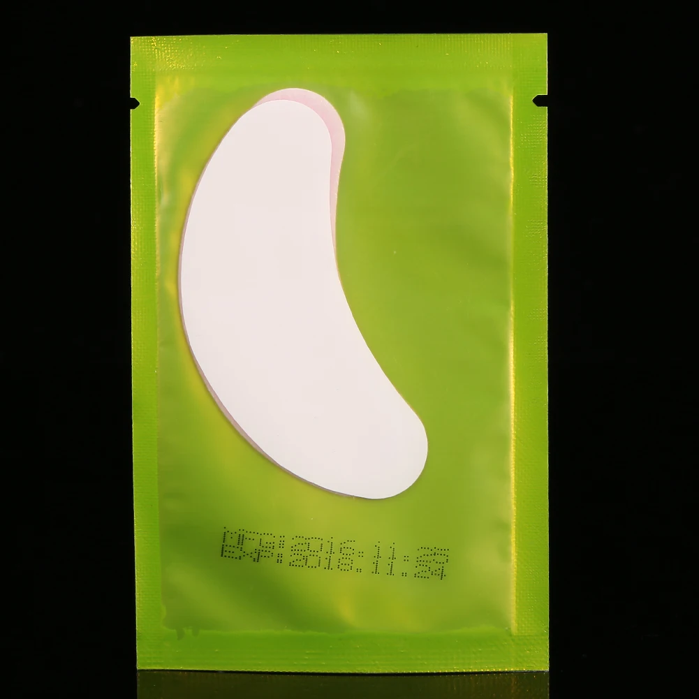 Гидрогелевый патч для наращивания ресниц наклейка под глаза без ворса