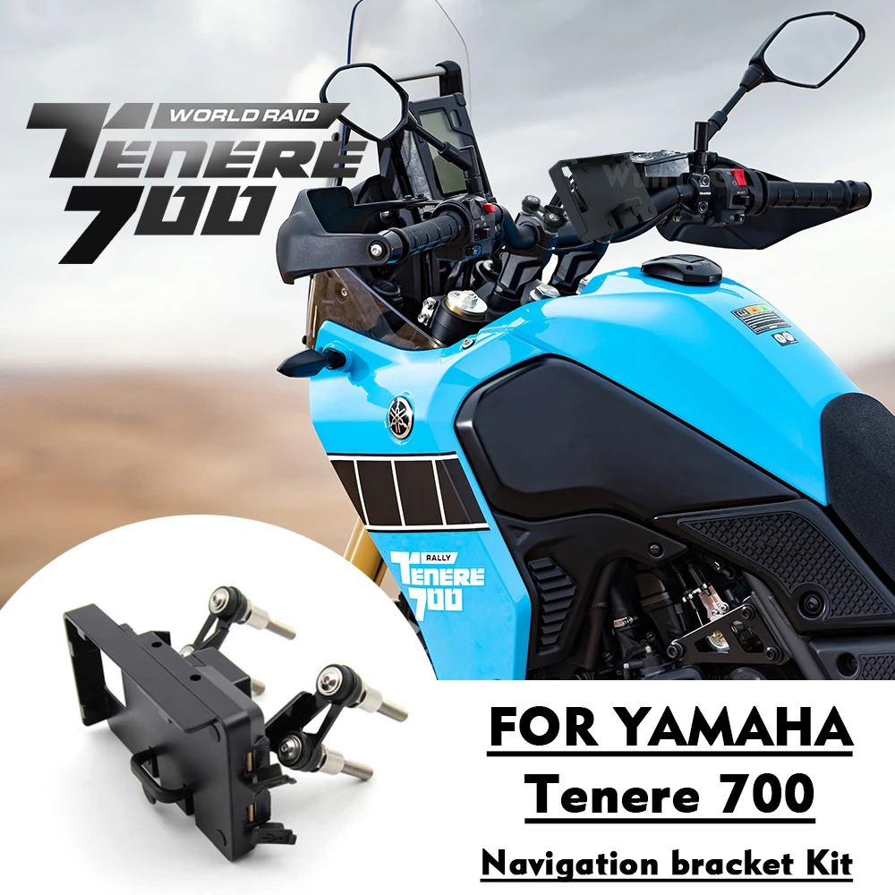 

Navigation TENERE 700 motorcycle accessories for Yamaha Tenere 700 T7 T700 gps navigation bracket mobile clip Kit