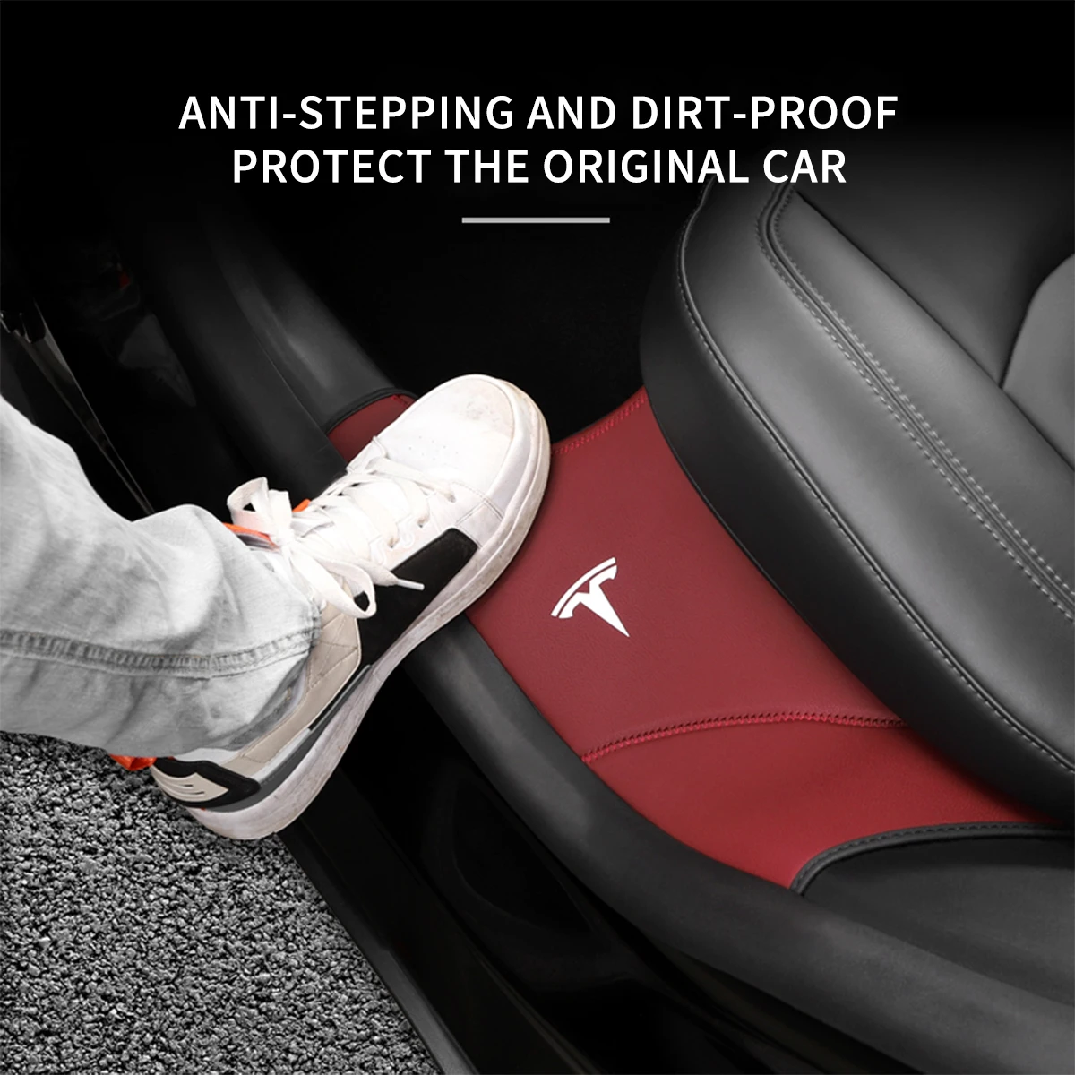 

2 шт., защитные накладки на порог задней двери Tesla Model 3 Y