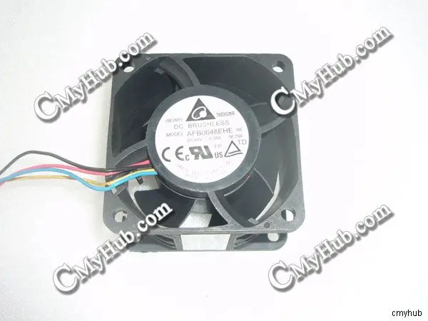 4-контактный охлаждающий вентилятор для DELTA ELECTRONICS AFB0648EHE SE 9E25R DC48V 0.35A 6038 6 см 60 мм 60x60x38 мм