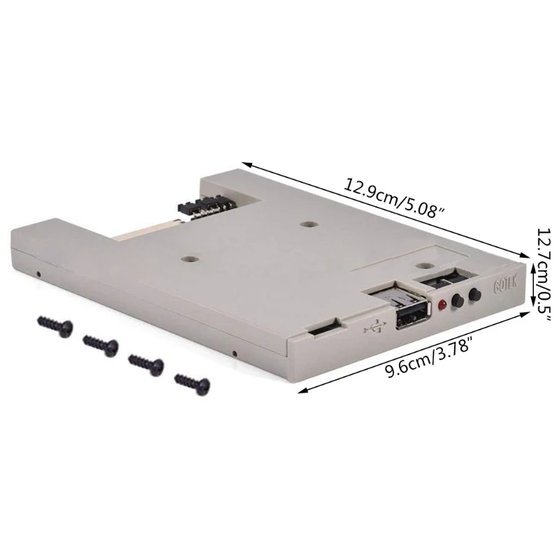 

USB Floppy Disk Reader Drive 3.5in External Portable 1.44MB FDD Diskette Drive