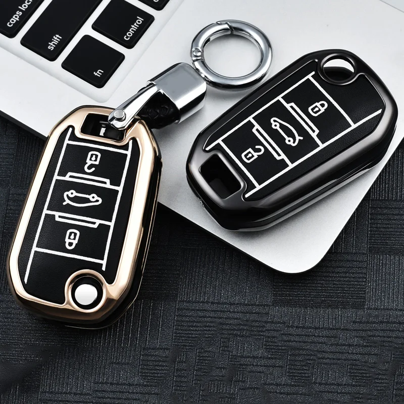 Чехол для автомобильного ключа Peugeot 208 301 308 308S 408 508 2008 3008 4008 автомобильные