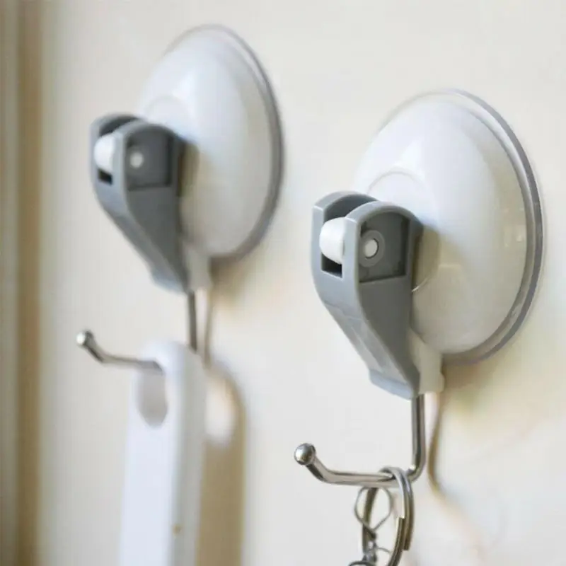 

Multi-Purpose Hooks Kitchen Towel Hooks Suction Cup Strong Lever Lock Strong Adhesive Wall Hooks Hangers Glass Tile Sucker Hooks