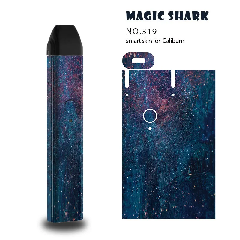 Magic Shark Rick and Mody Bling Star Sky Luxury FC чехол наклейка пленка для Uwell Caliburn 314 326|Наклейки