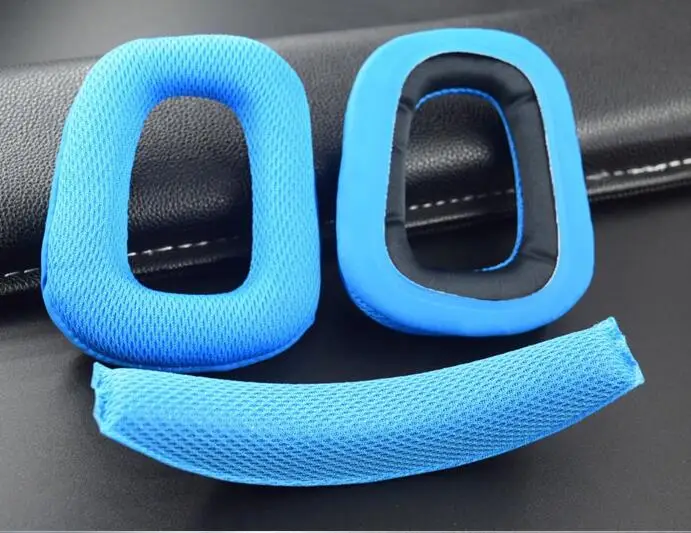G930 G430 F450 blue Накладки для наушников для logitech G35 G930 G430 F450, Сменные подушечки для наушников, накладки для наушников, губка для головы - Цвет: G930 G430 F450 blue