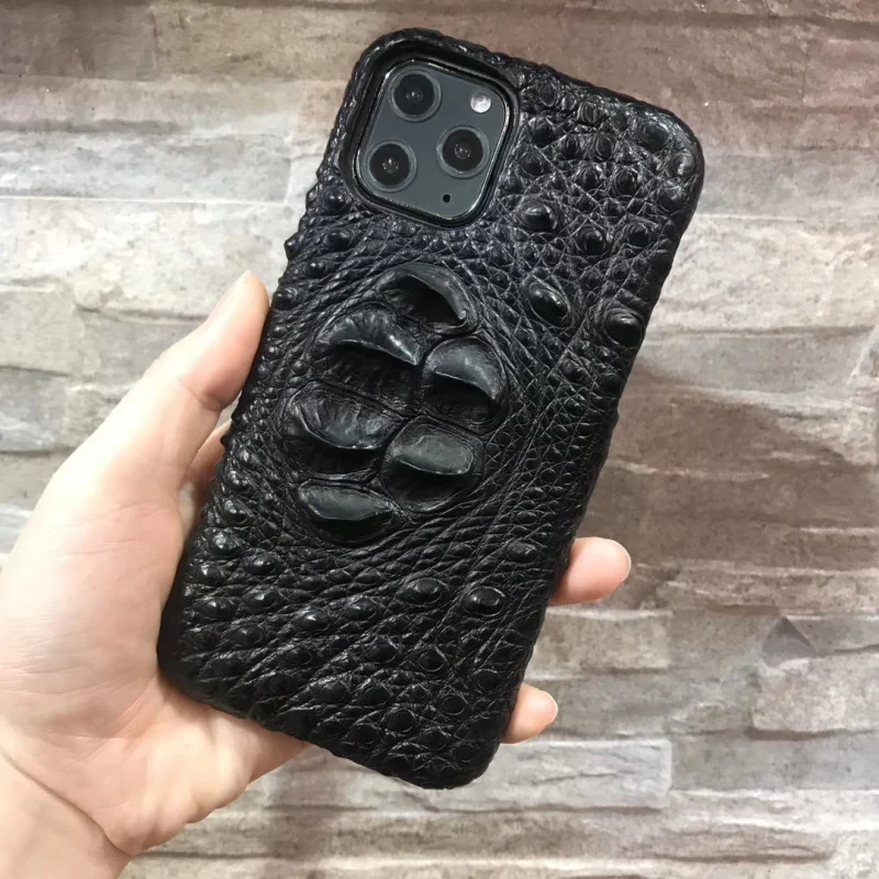 Роскошный оригинальный чехол из натуральной крокодиловой кожи для Apple iPhone 11/ Pro/ Max