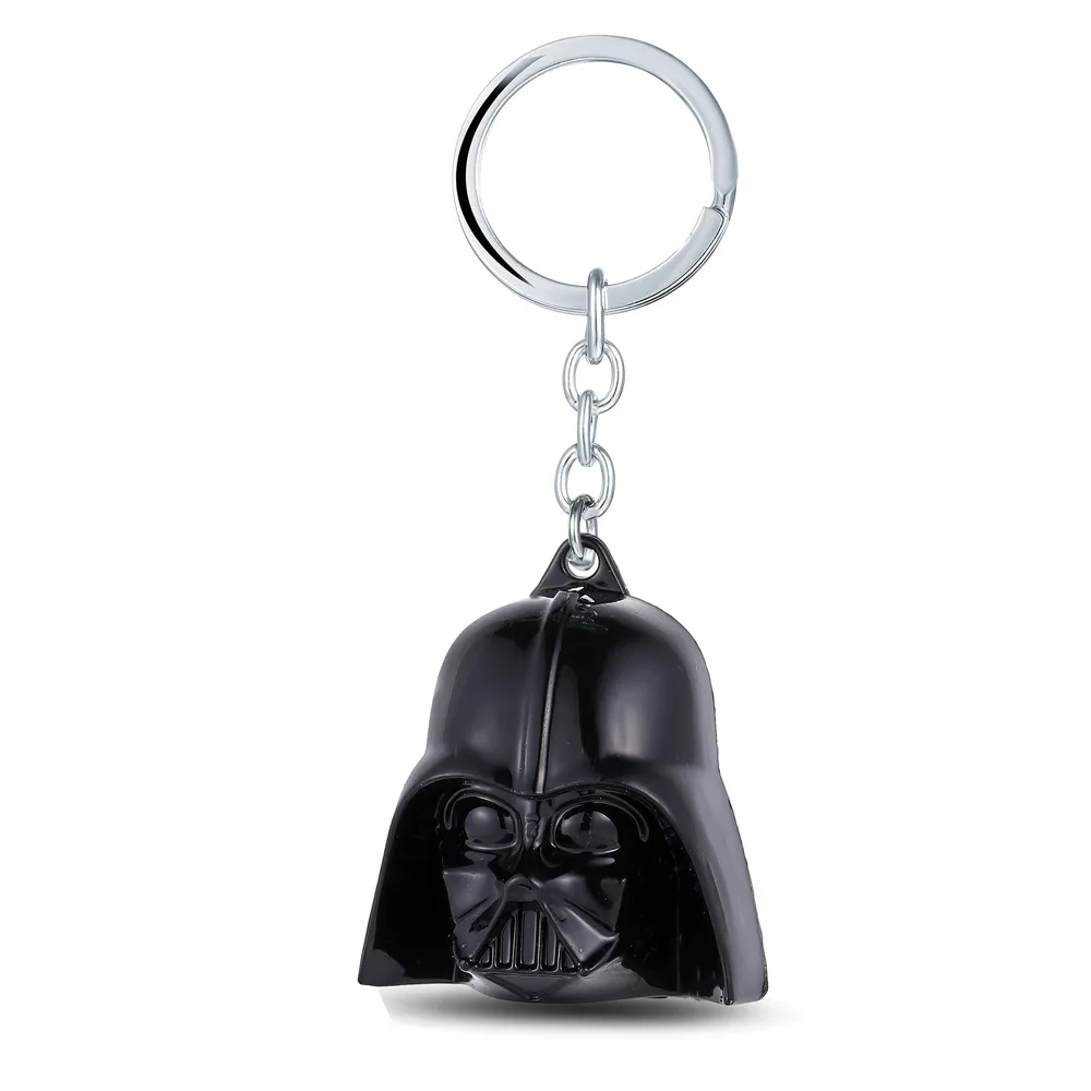 

War Star Keychain 3D StormTrooper Vader Anakin Skywalker Pendant Keyring Car Bag Key Chain Jewelry for Men Women