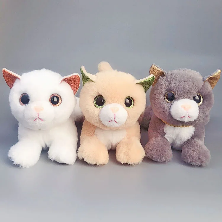 23 см коты плюшевые мягкие игрушки Kawaii для аппетита PP хлопок 3 цвета куклы на день