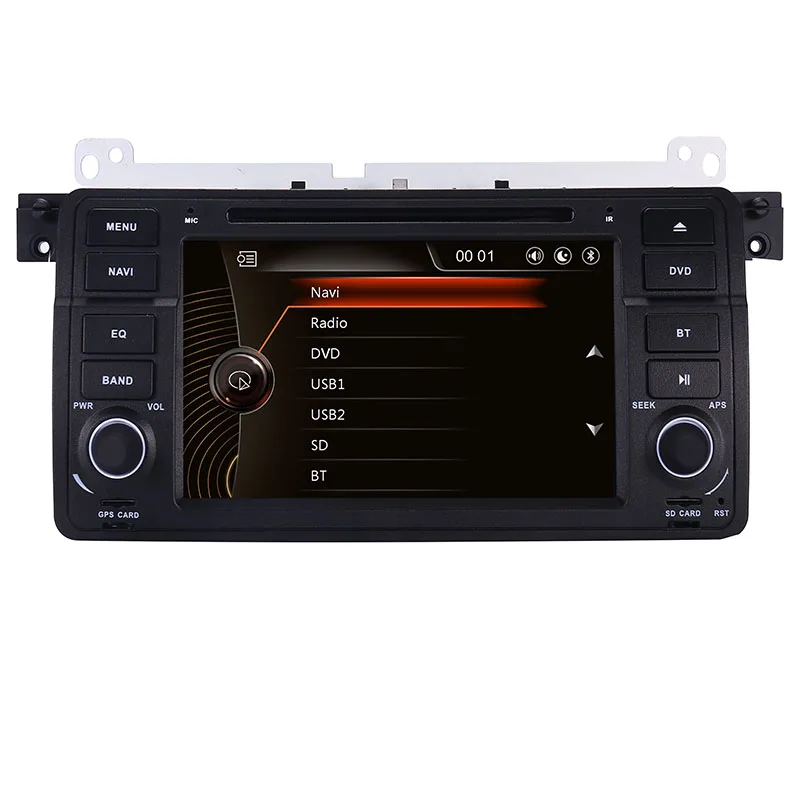 7 &quotцифровой HD Авторадио gps навигация для bmw e46 dvd M3 3G Bluetooth Радио RDS USB SD Руль