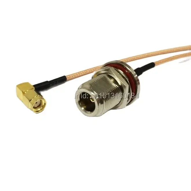 

New Modem Coaxial Cable RP-SMA Male Plug Right Angle To N Female Jack Connector RG316 Cable 15CM 6" Adapter RF Pigtail