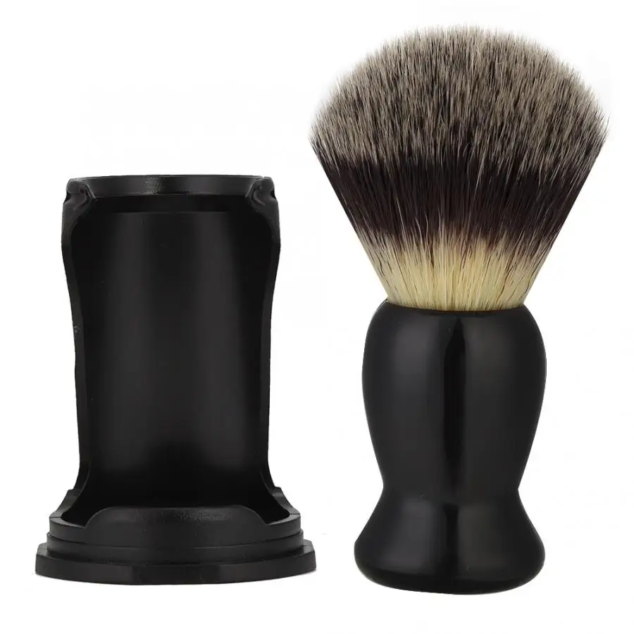 Профессиональный черный акриловый держатель для кистей бритья поддержка бороды