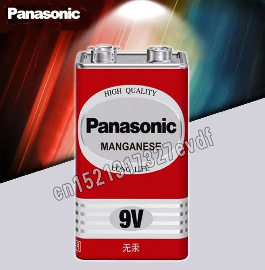 10 шт./лот 100% подлинный Panasonic Greencell PP3 6F22 6LR61 MN1604 9V Блок сверхмощный аккумулятор |