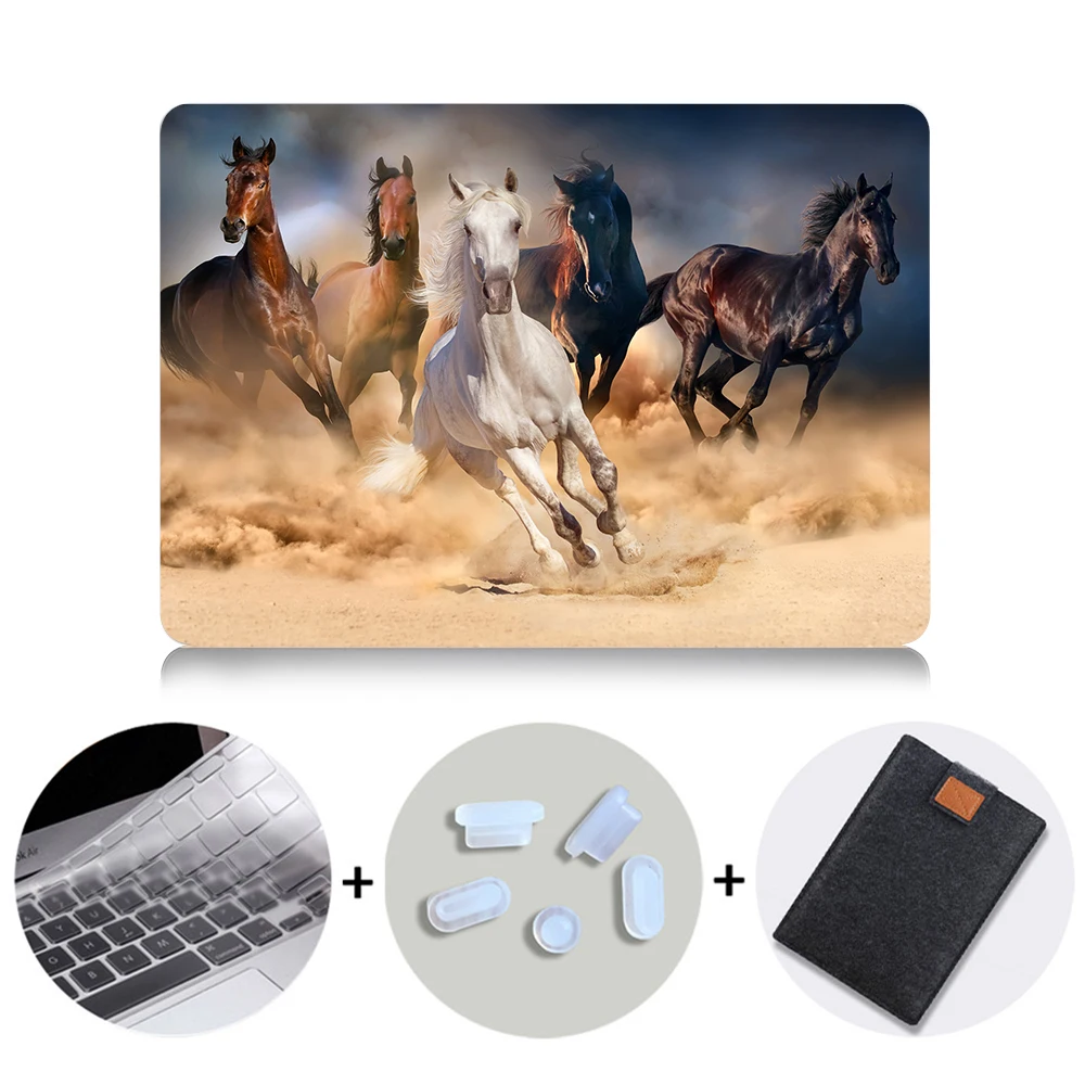 MTT чехол с милым котом и собакой для Macbook Air 11 13 Pro retina 13 15 с сенсорной панелью для mac book 12 дюймов Сумка для ноутбука с животными - Цвет: MB10