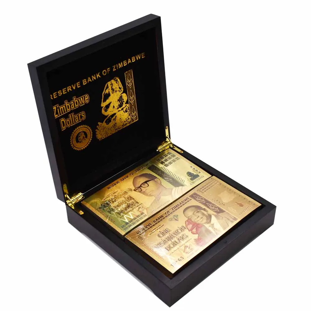 Бумажные банкноты в Зимбабве поддельные деньги купюра за одну викинтильон