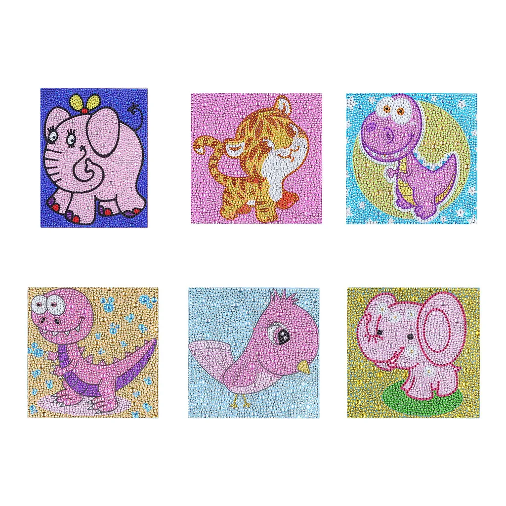 

Full Drill Diamond Painting Cartoon Mosaic Picture Making for Kids Children