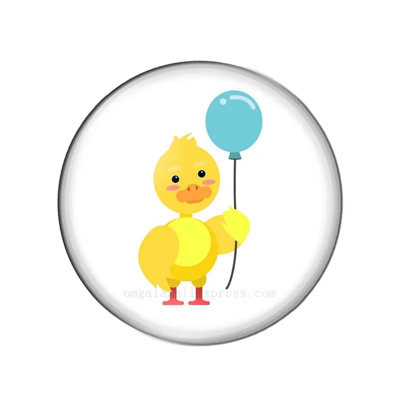 Новый воздушный шарик с анимационной картинкой утка кошка Животные 10 шт.