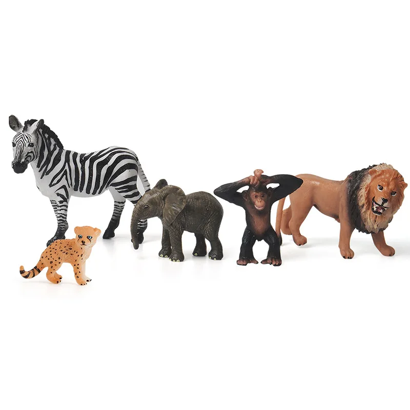 

Animals Model Figurines Toys Set Simulation Wild Animal Ornaments Reschool Educational Forest Animals Toy for Kids