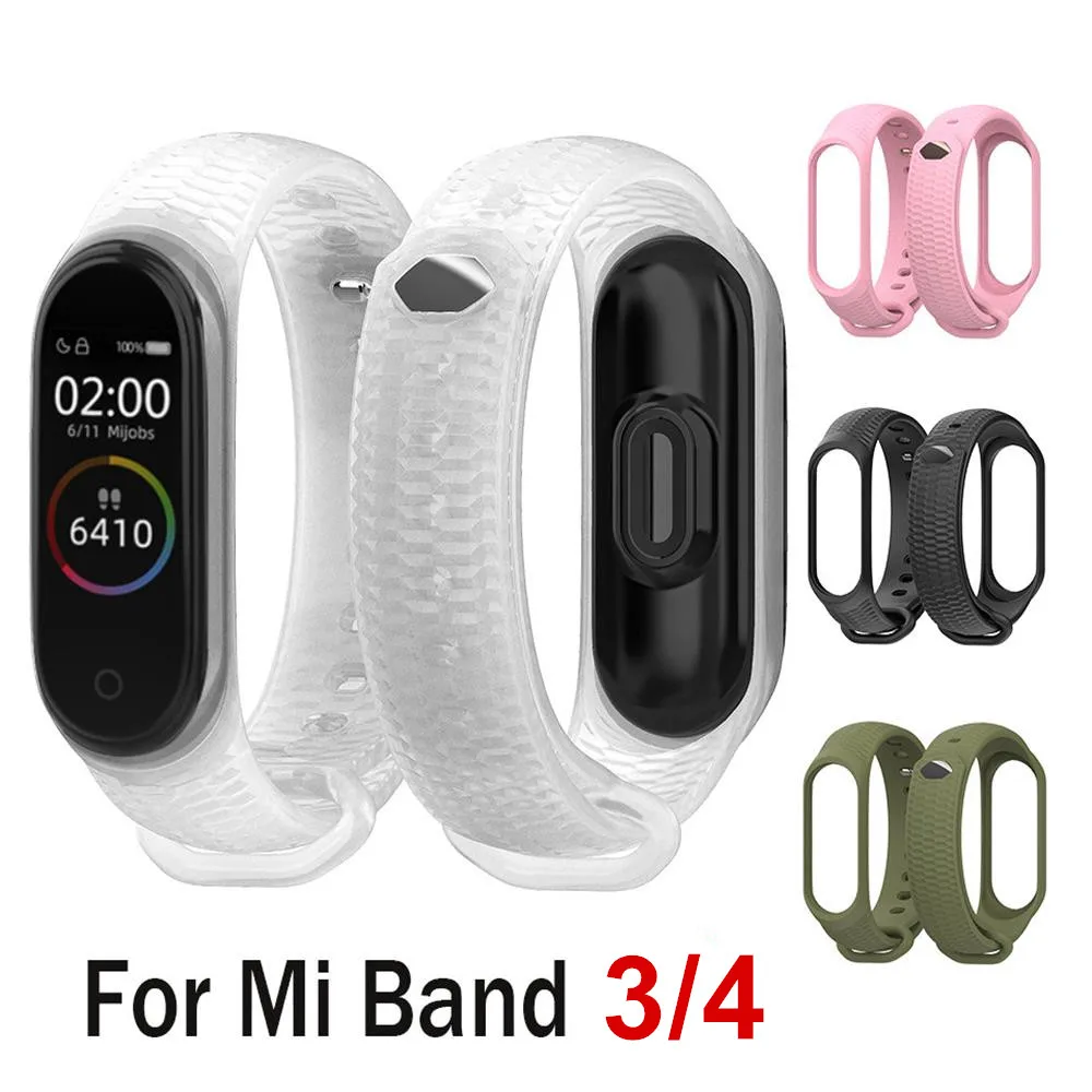 

Ремешок для Mi Band 4, силиконовый ремешок из ТПУ, аксессуары для Xiaomi mi band 3, умные браслеты mi band 4