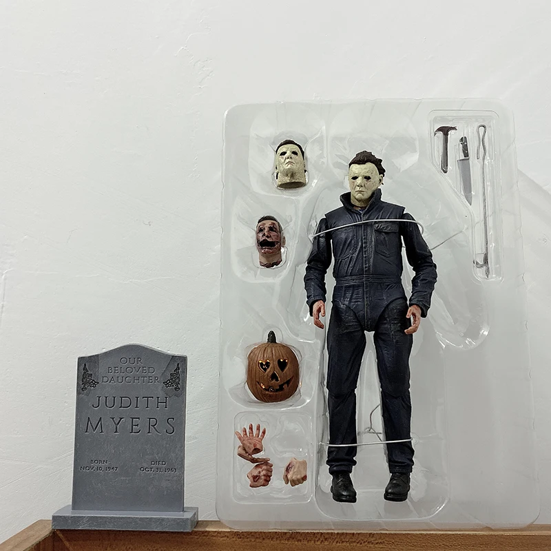 Экшн фигурка Майкла Майерса светодиодный Одом тыква фонарь на Хэллоуин Kotobukiya