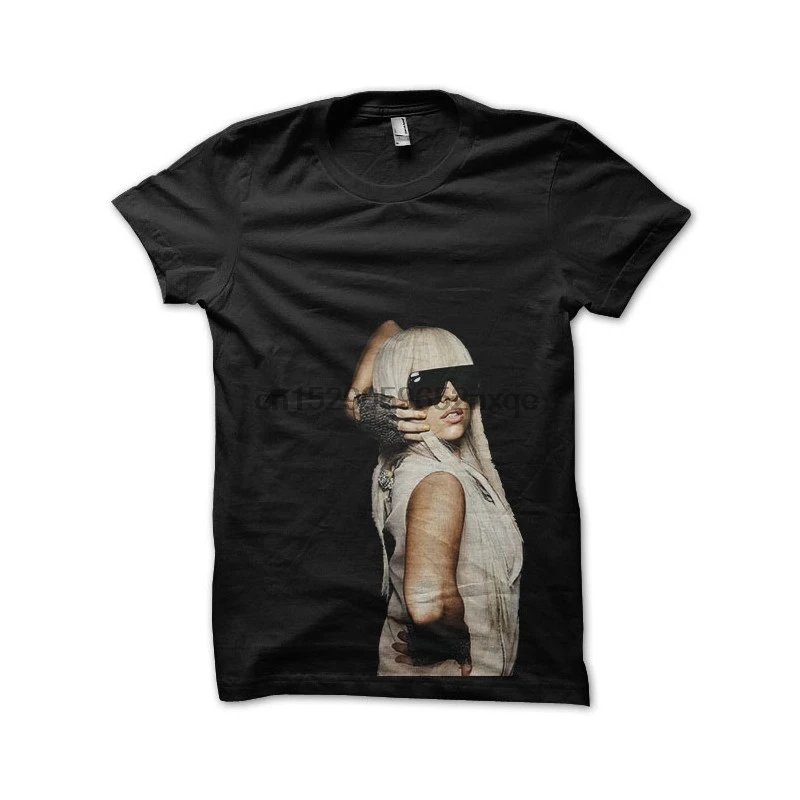 Мужская футболка Футболка Леди Гага черные футболки Женская | одежда