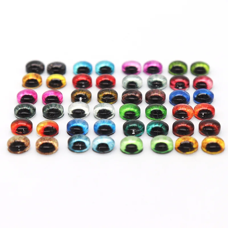 Мозаичная плитка для поделок кабошоны круглые Глазные яблоки шаговый камень