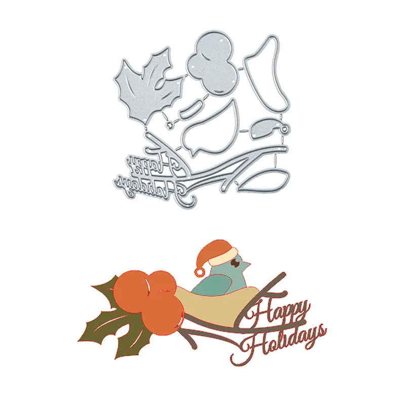 Металлические штампы YaMinSanNiO в виде птицы с колокольчиком новинка 2019 для